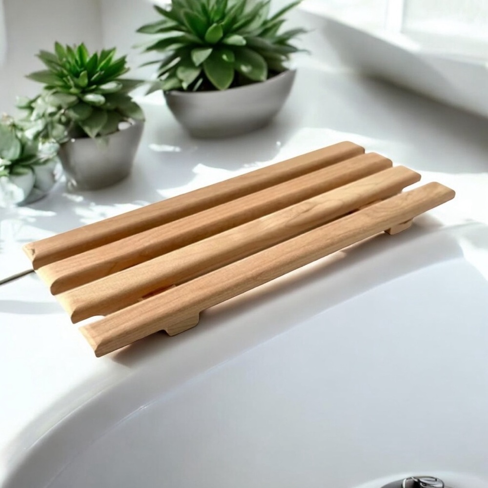 Wooden Spa Dish Tray / Multi Soap Bar Tray New